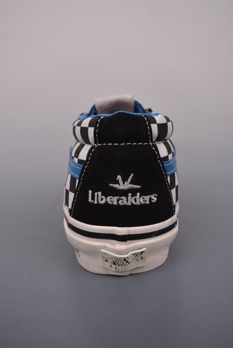 Vans Sk8-Mid 'Liberaiders' 'Black / White / Blue' view