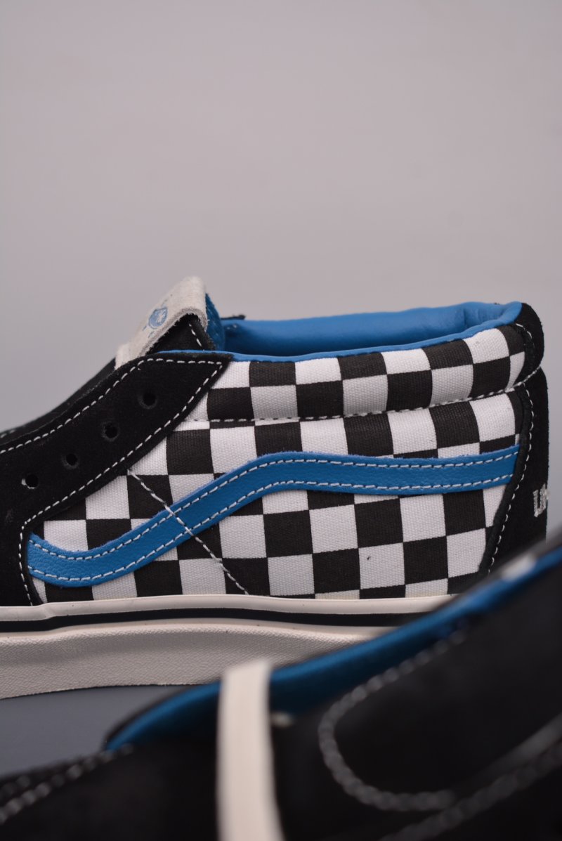 Vans Sk8-Mid 'Liberaiders' 'Black / White / Blue' view