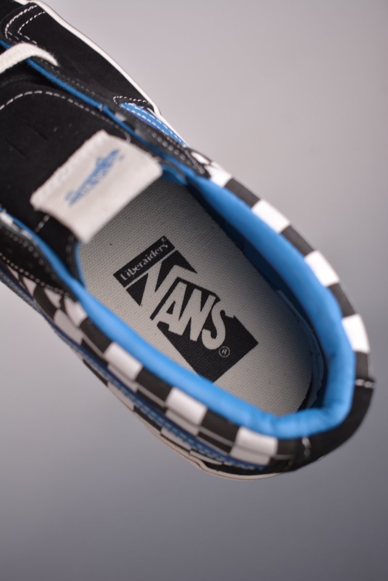 Vans Sk8-Mid 'Liberaiders' 'Black / White / Blue' view