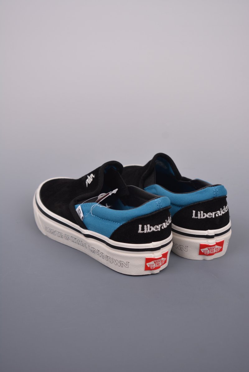 Vans Slip-On 'Liberaiders' 'Black / Blue' view