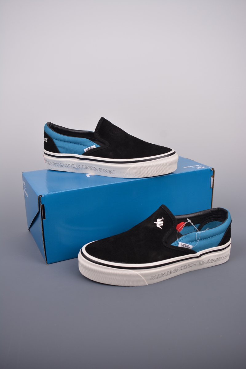 Vans Slip-On 'Liberaiders' 'Black / Blue' view