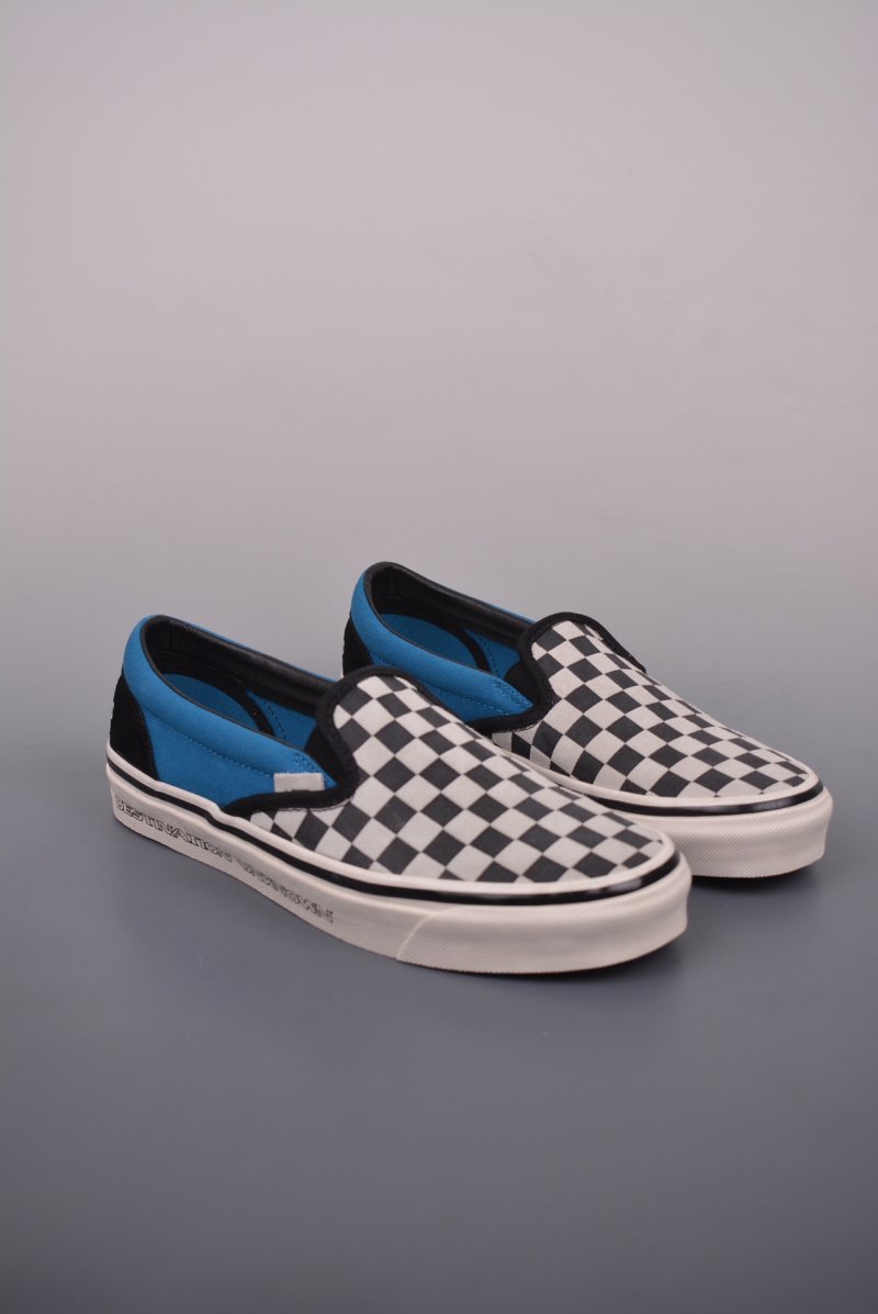Vans Slip-On 'Liberaiders' 'Black / White / Blue'