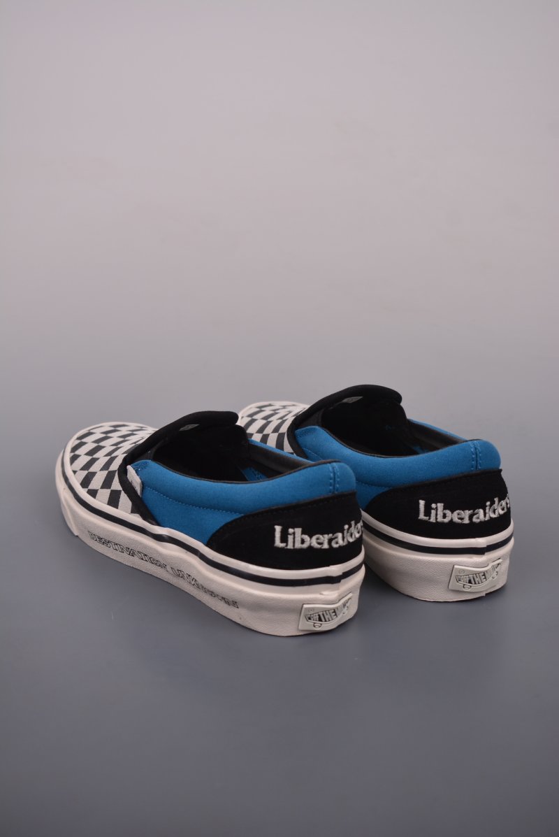 Vans Slip-On 'Liberaiders' 'Black / White / Blue' view