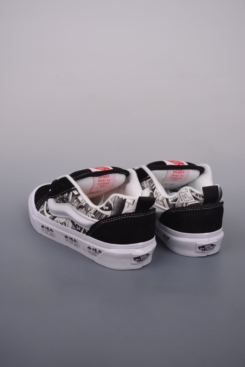 Vans Vault Knu Skool LX 'Black / White' view