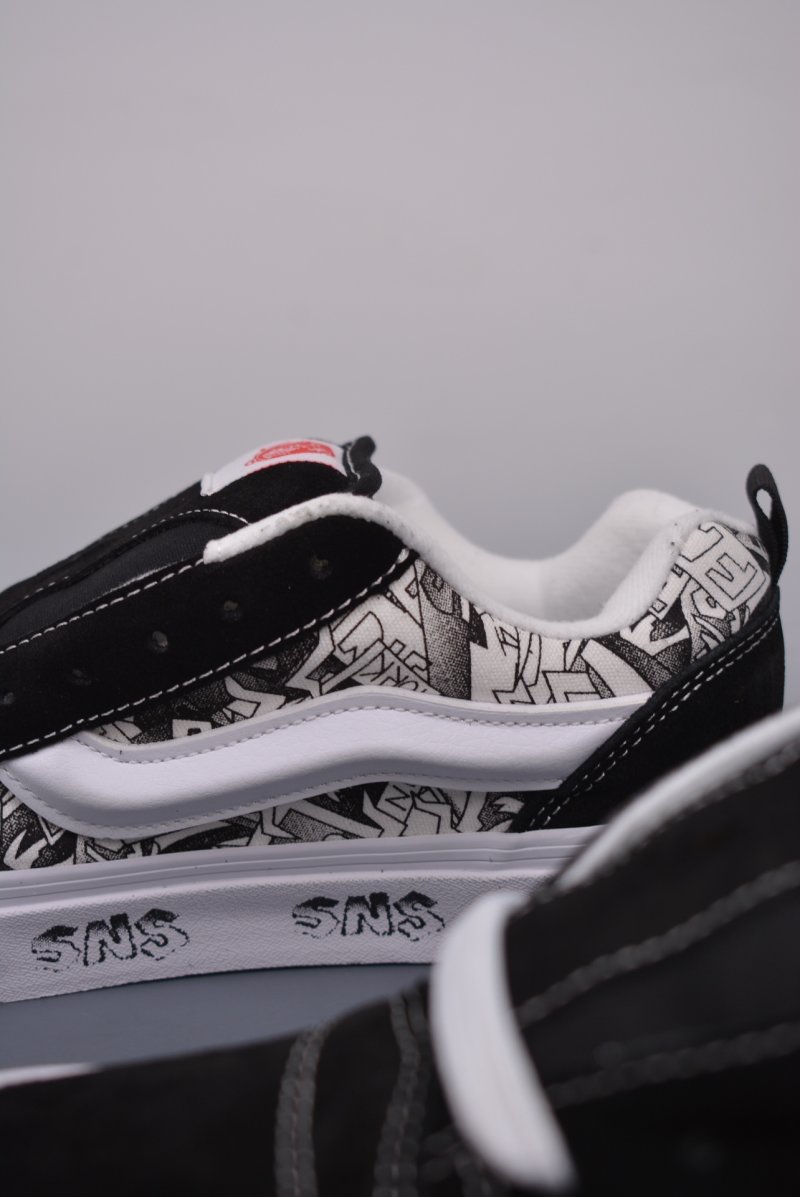 Vans Vault Knu Skool LX 'Black / White' view
