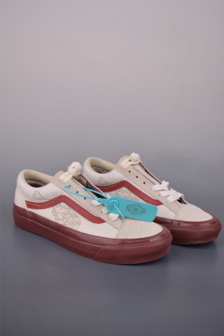 Vans x Bolin LX Old Skool 'White / Red' view 1
