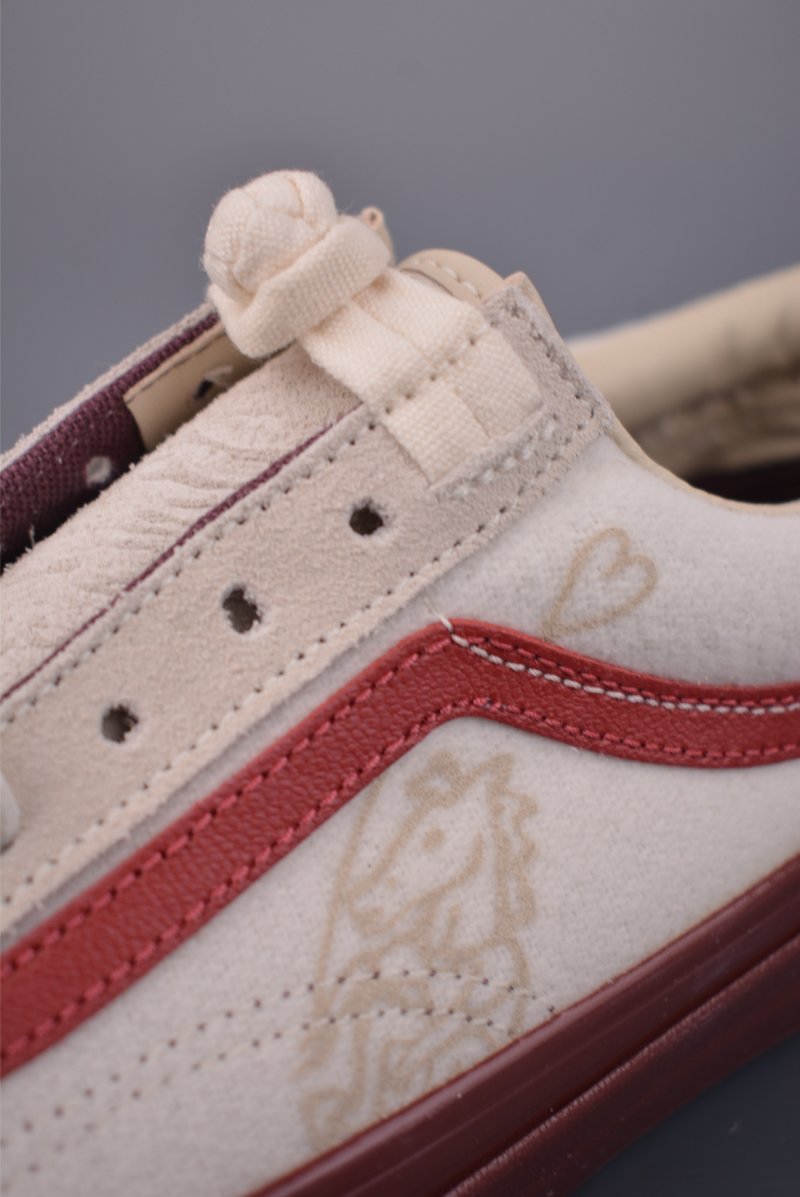 Vans x Bolin LX Old Skool 'White / Red' view