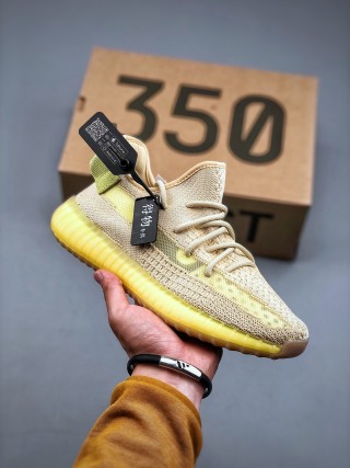 Yeezy Boost 350 V2 'Linen Yellow' view 2