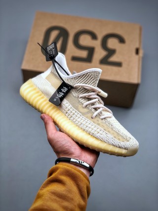 Yeezy Boost 350 V2 'Linen Yellow' view 3
