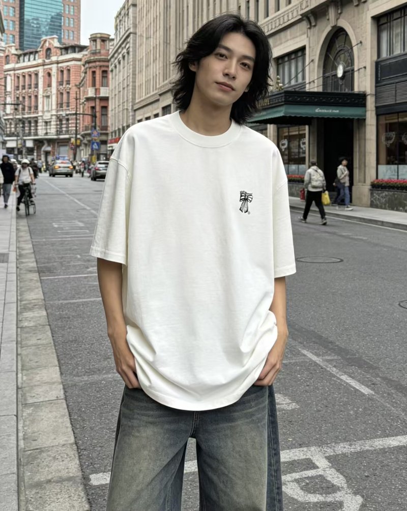 Loewe x On Embroidered Logo Oversized Tee - White