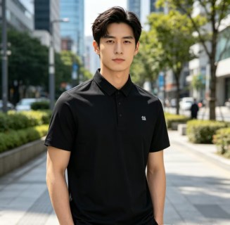 Loewe Embroidered Logo Short-Sleeve Polo - Black