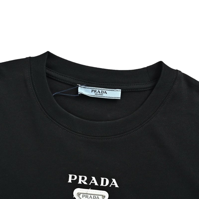 Prada Black Logo T-Shirt view