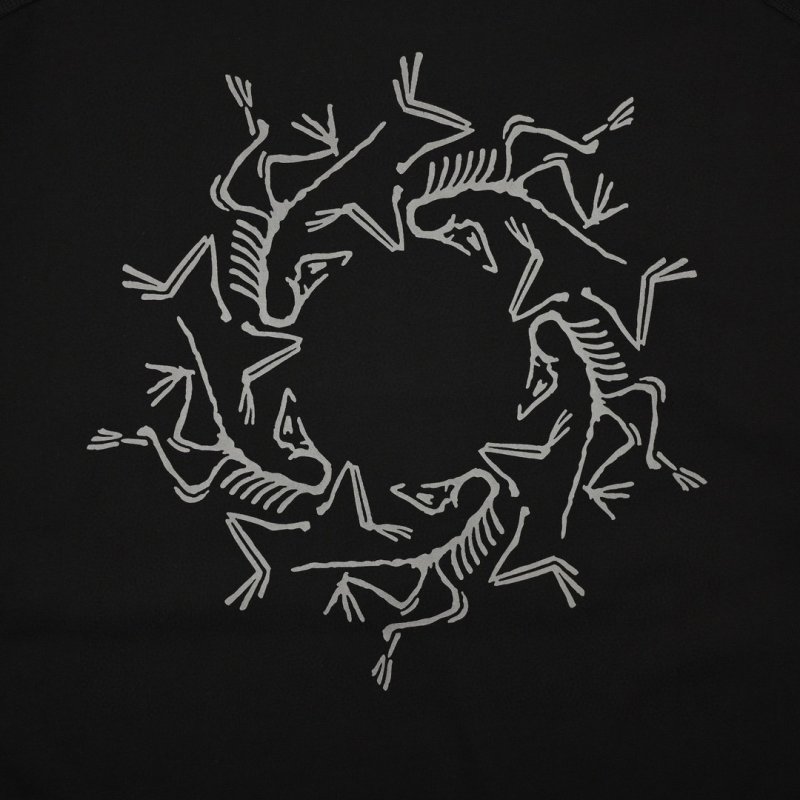 Arc'teryx Reflective Bird Logo T-Shirt - Black view