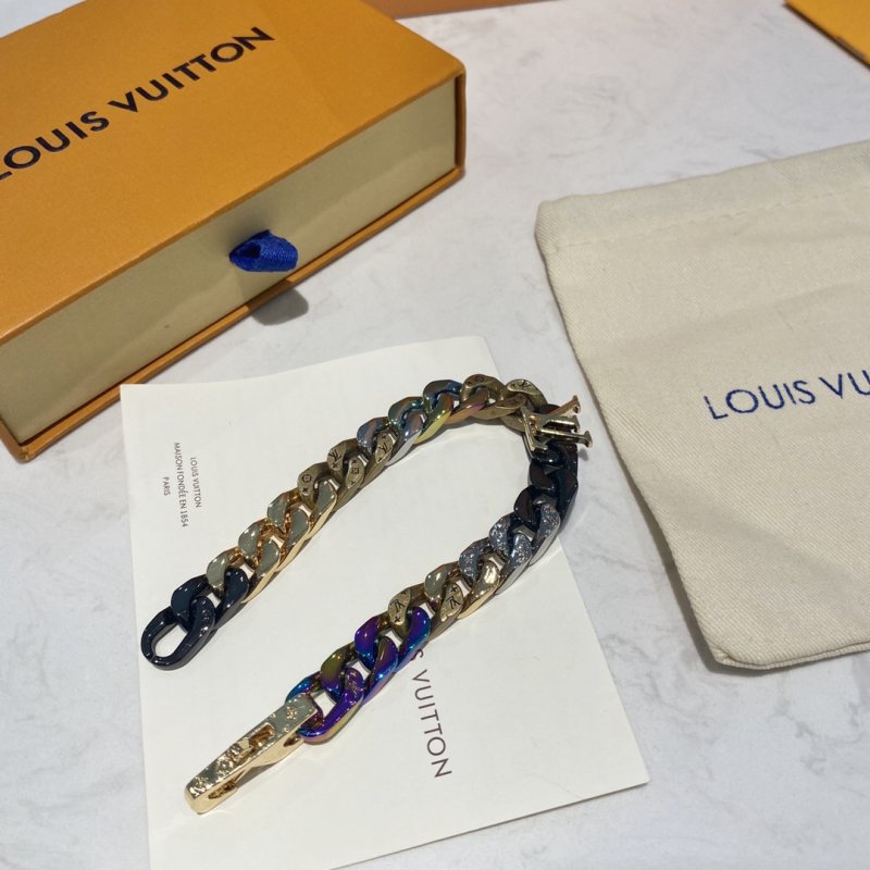 Louis Vuitton Chain Links Patches Bracelet - Multicolour view