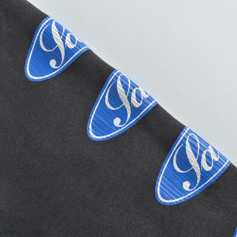 Saint Blue Logo Black Hoodie Tracksuit Set view