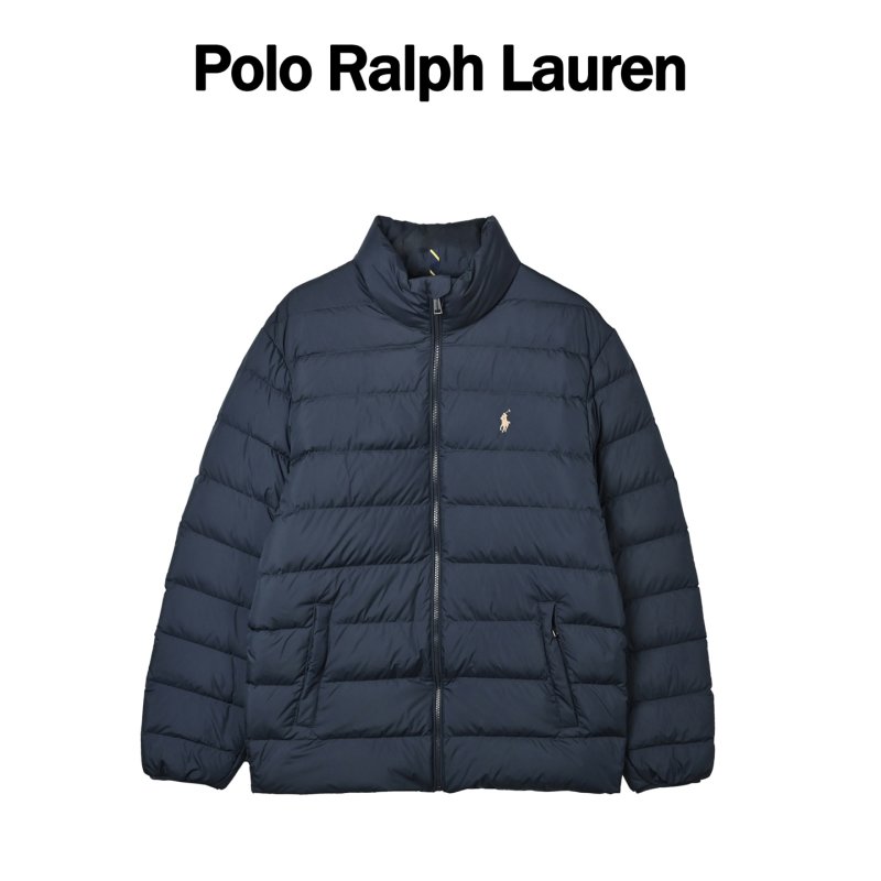 Polo Ralph Lauren Embroidered Pony Down Jacket - Navy