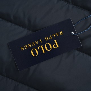 Polo Ralph Lauren Embroidered Pony Down Jacket - Navy view 7