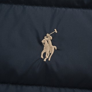 Polo Ralph Lauren Embroidered Pony Down Jacket - Navy view 8