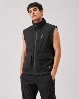 Stone Island Black Technical Gilet Vest
