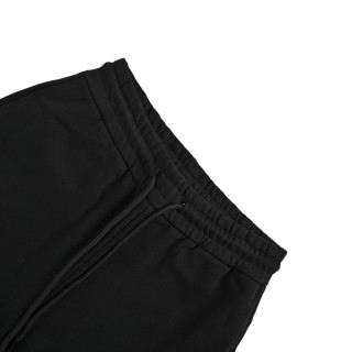 Burberry Logo Cotton Sweat Shorts - Black view 4
