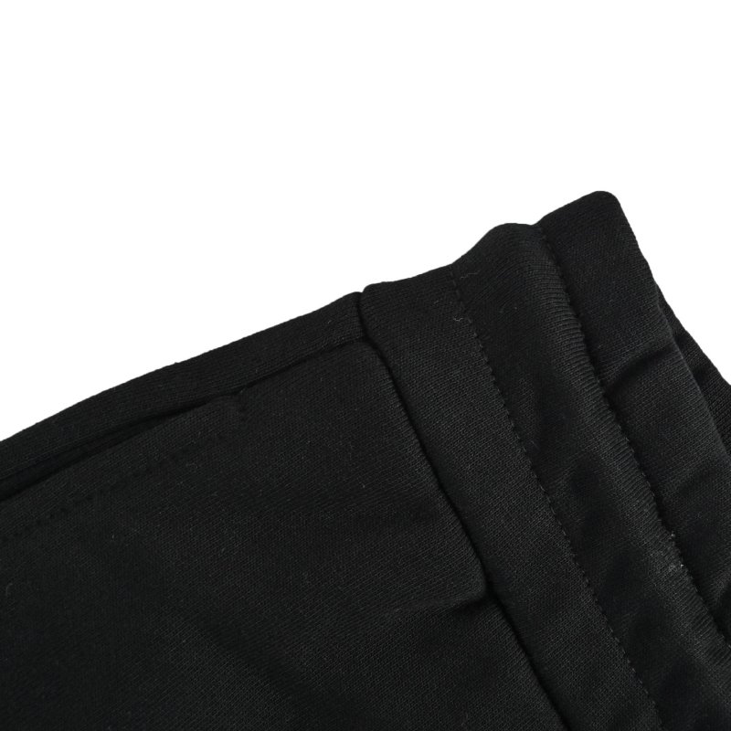 Burberry Logo Cotton Sweat Shorts - Black view