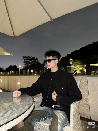 Givenchy Logo Zip Coach Jacket - Black view 4