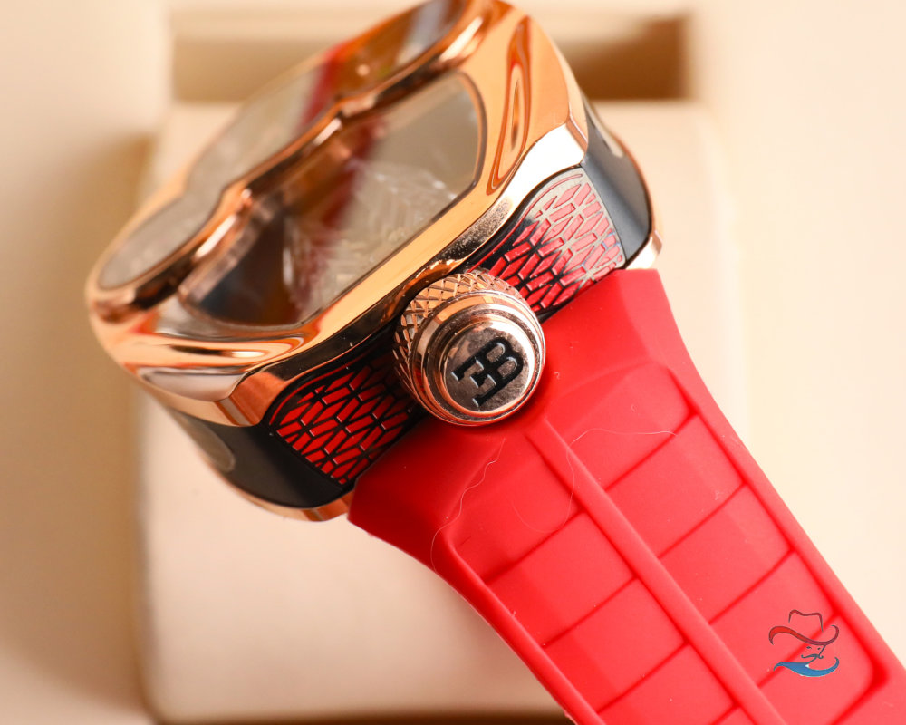 Jacob & Co Bugatti Tourbillon Engine Watch - Black/Red view