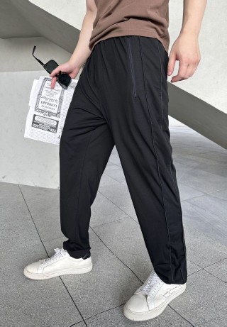 Prada Re-Nylon Triangle Logo Track Pants - Black view 3