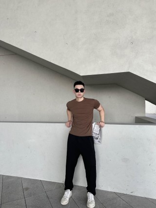 Prada Re-Nylon Triangle Logo Track Pants - Black view 7