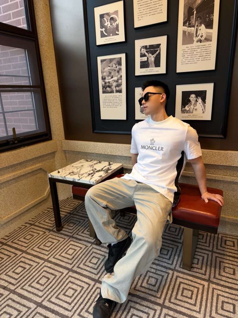 Moncler Logo White T-Shirt view