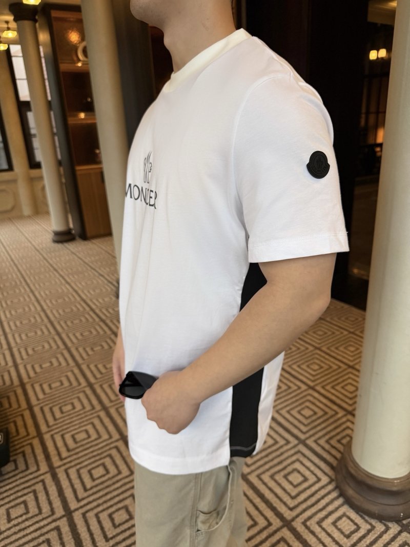 Moncler Logo White T-Shirt view