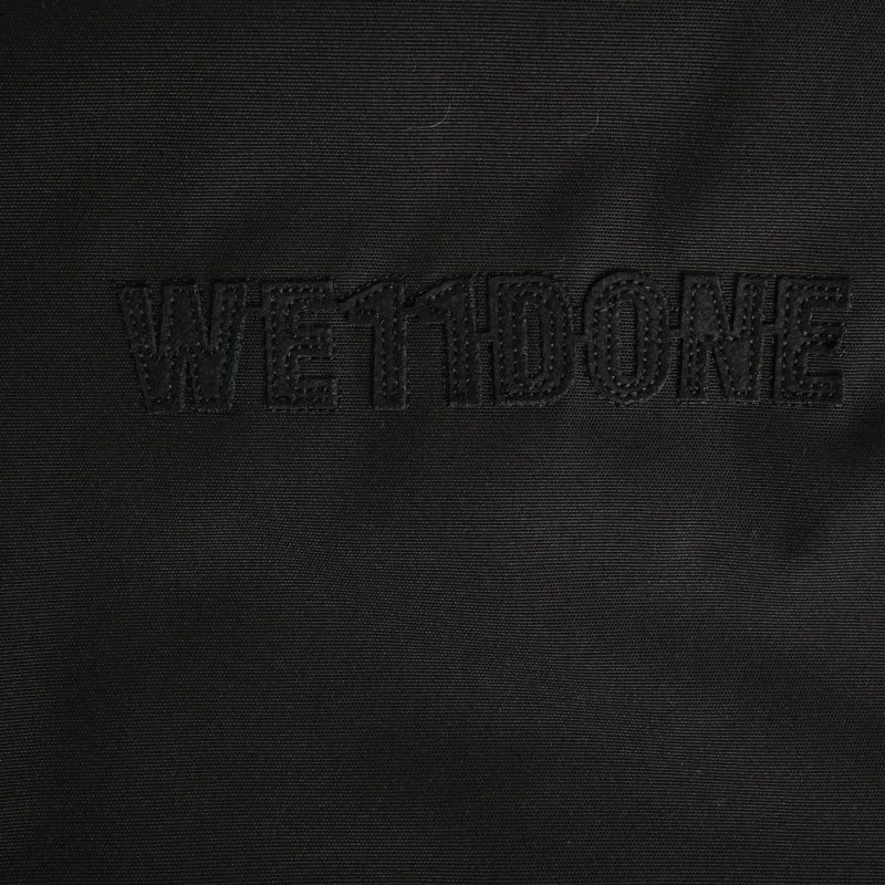 WE11DONE 24FW Sheepskin Collar Puffer Jacket Black view