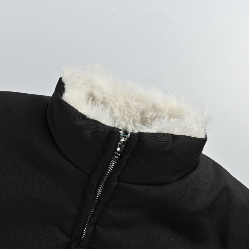 Black Sherpa Collar Overshirt Jacket view