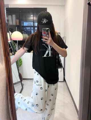 Calvin Klein Black Monogram Logo T-Shirt view 6