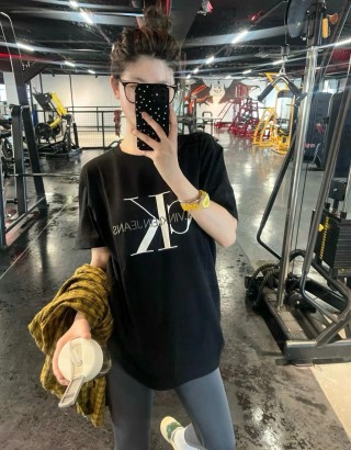 Calvin Klein Black Monogram Logo T-Shirt view 8