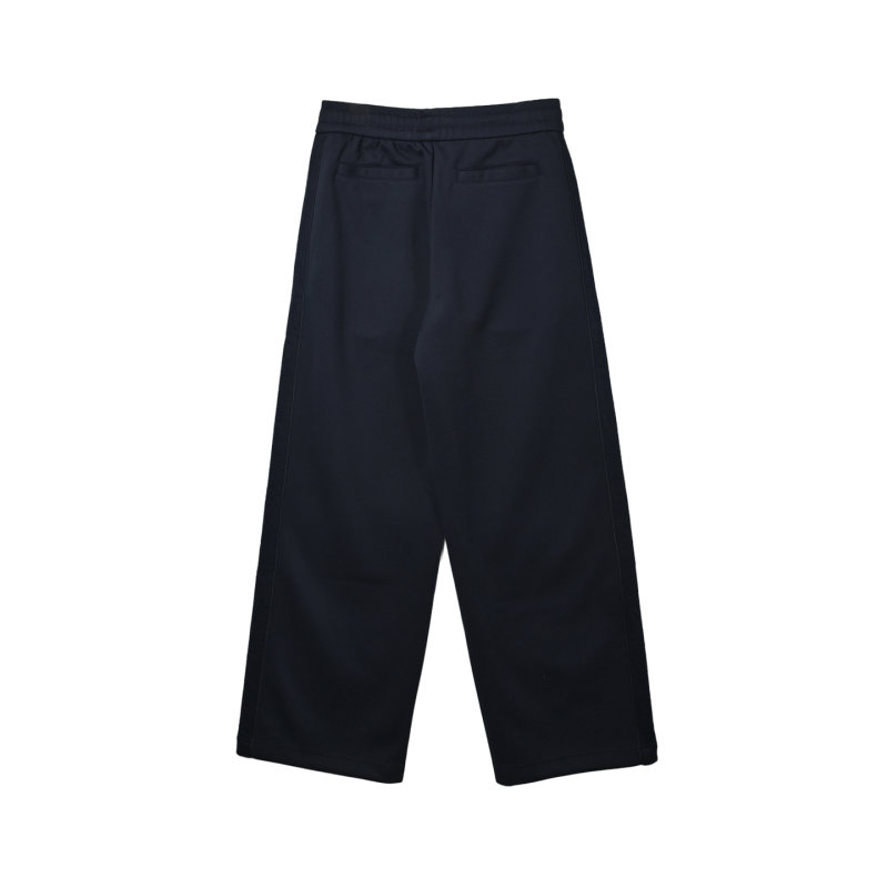 Navy Blue Relaxed Fit Casual Pants view