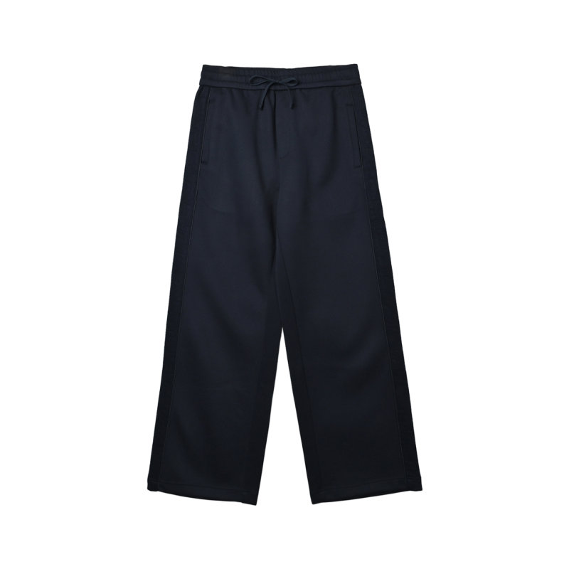 Navy Blue Relaxed Fit Casual Pants view