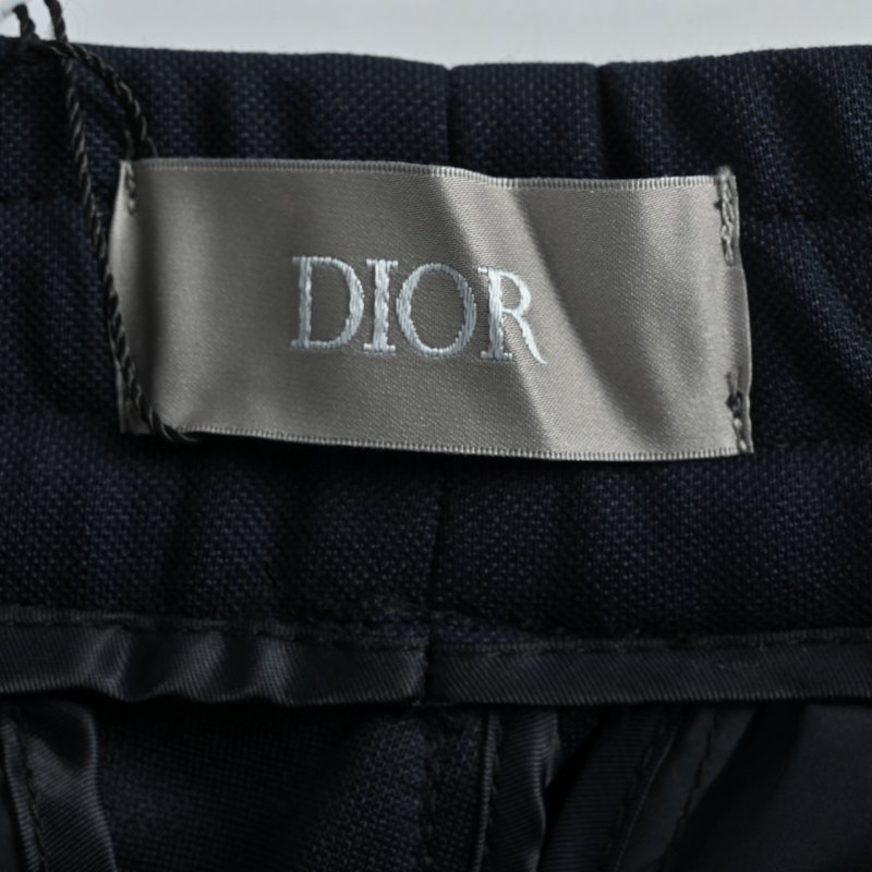 Navy Blue Relaxed Fit Casual Pants view