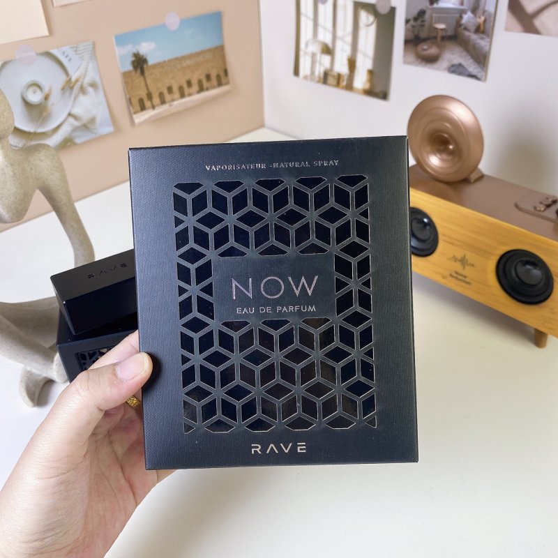 Rave NOW Eau de Parfum 100ml Black Bottle view