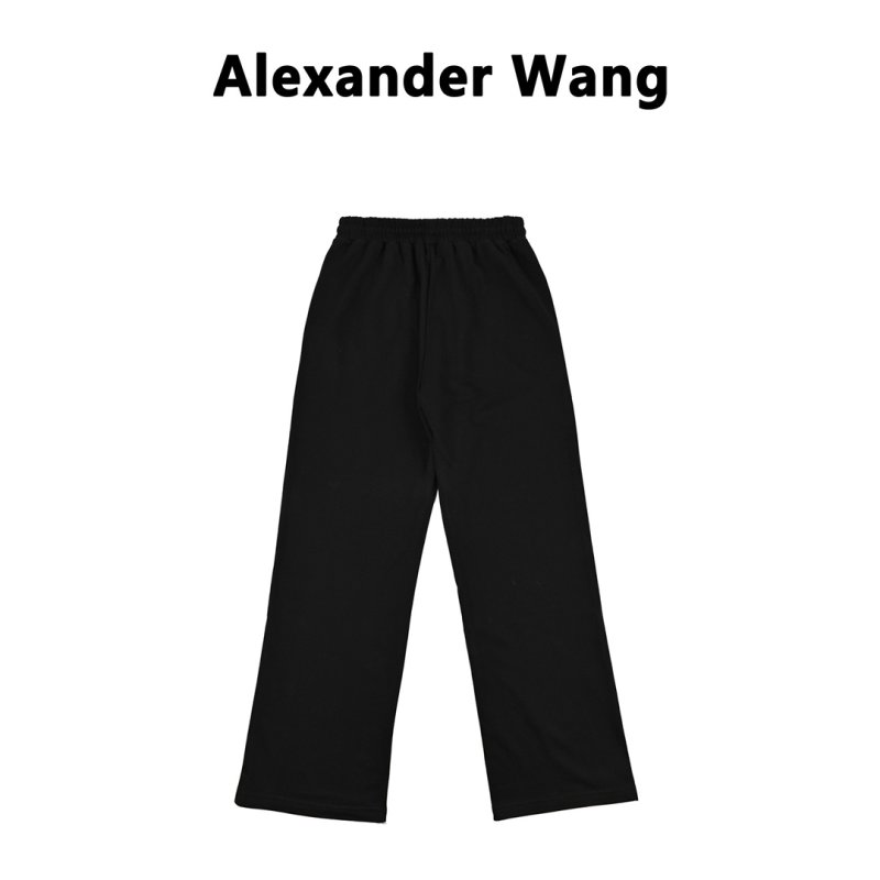 Alexander Wang Black Logo Joggers view