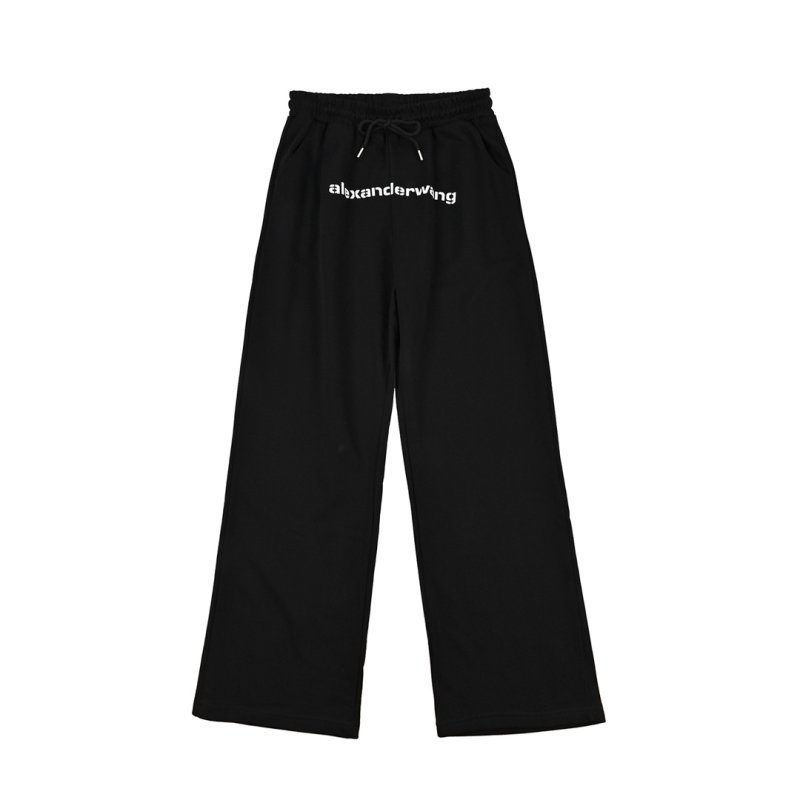 Alexander Wang Black Logo Joggers view