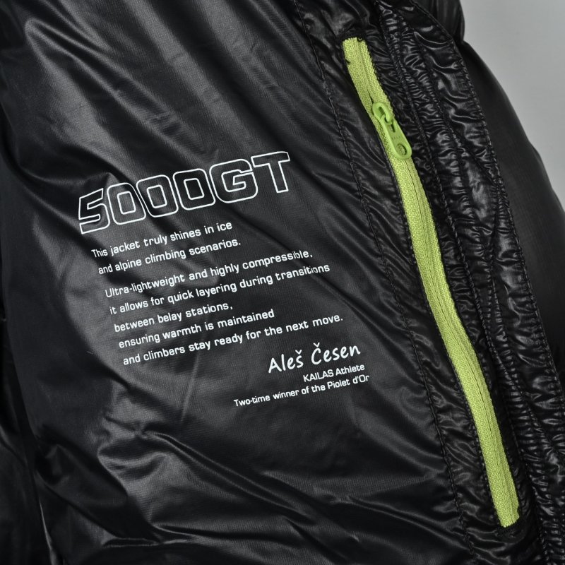 Kailas 5000GT Lightweight Puffer Down Jacket Black view