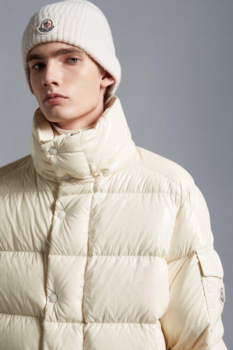 Moncler Cream Puffer Down Jacket view