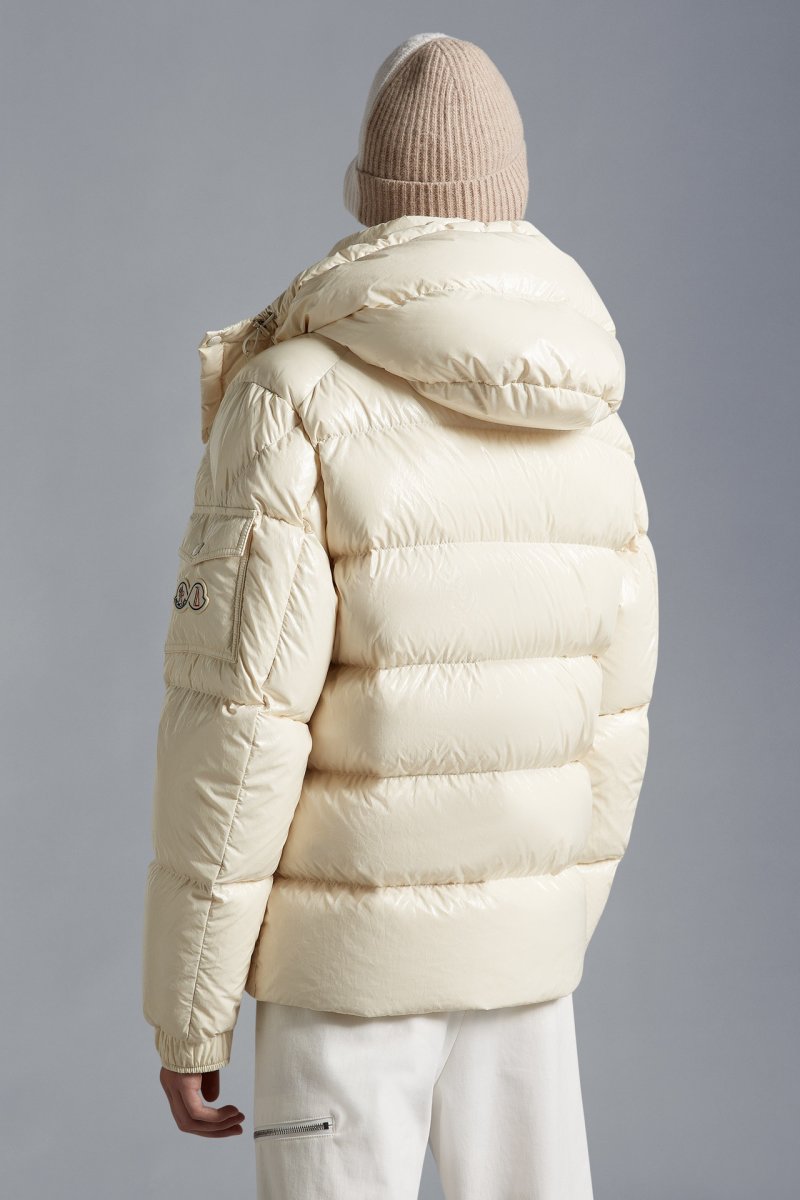 Moncler Cream Puffer Down Jacket view