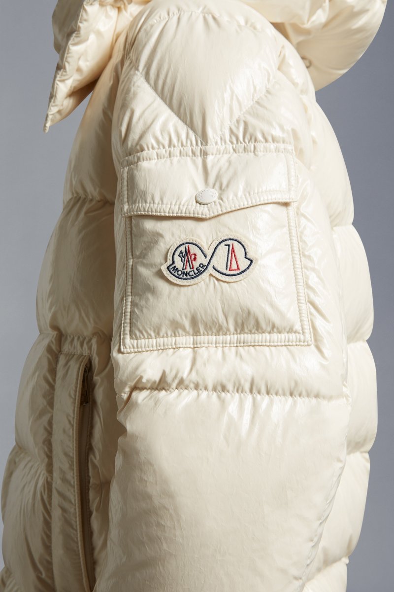 Moncler Cream Puffer Down Jacket view