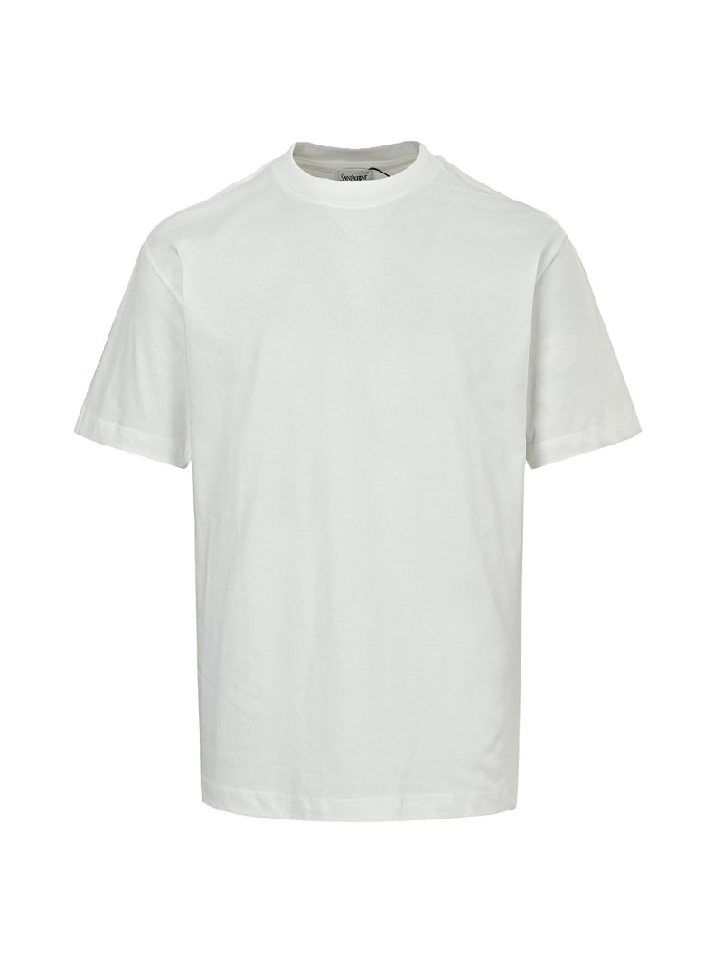 Saint Laurent 26SS Back Logo Print T-Shirt White view
