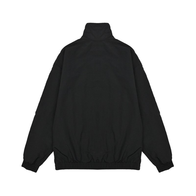 Adidas Black 3-Stripe Track Jacket view