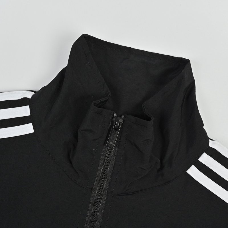 Adidas Black 3-Stripe Track Jacket view