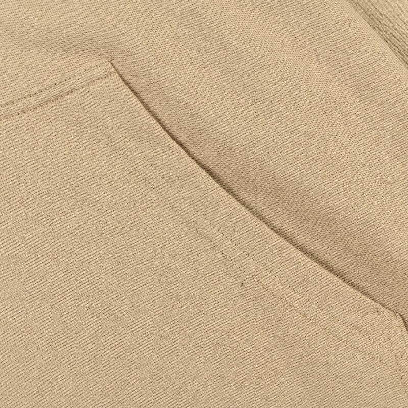 Beige Logo Pullover Hoodie view