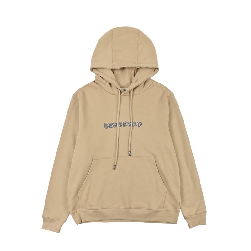 Beige Logo Pullover Hoodie view